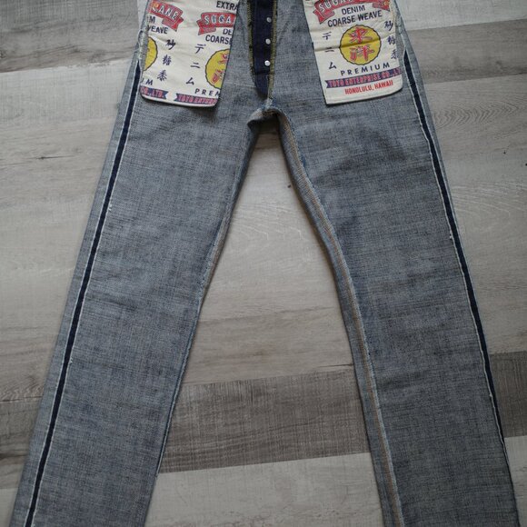 Sugar Cane Hawaii SC40401 Jeans – 50/50 Cotton/Sugarcane – Made in Japan Descrip - Picture 7 of 16